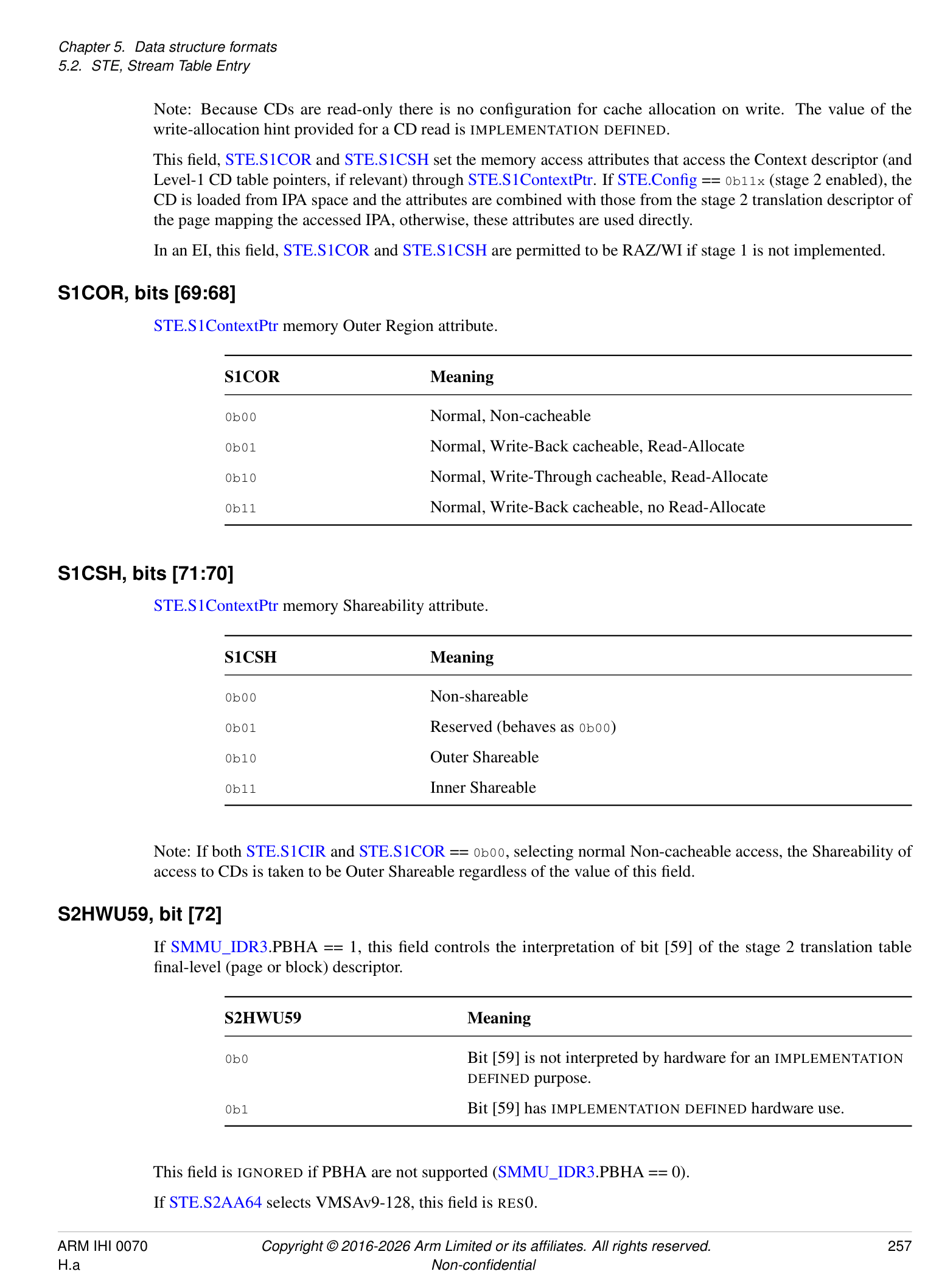 STE bit field (page 7)